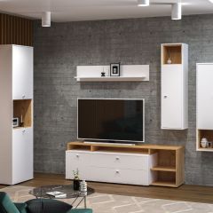 Бэль 10.107 Полка, цвет белый премиум, ШхГхВ 120х20х24 см. | фото 7