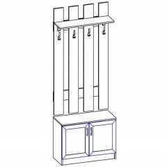 Стенка для прихожей Горизонт-Р | фото 4