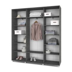 МАРТИН Шкаф-купе Камень темный (2000*450) М401 | фото 2