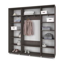 МАРТИН Шкаф-купе с зеркалом Анкор темный (2400*450) М442 | фото 2