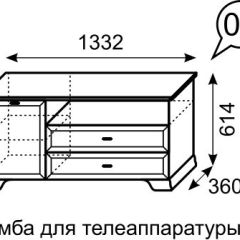 Тумба для телеаппаратуры Венеция 6 бодега | фото 2