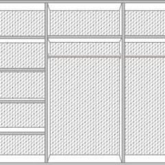 Шкаф 6-ти дверный с зеркалами (08.246) Ирина (беж) | фото 2