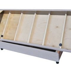 Диван-кровать Комфорт без подлокотников (4 подушки) BALTIC GREY | фото 15