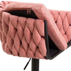 Барный стул 9690-LM Leon розовый / черный | фото 8