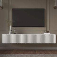 Тумба подвесная под ТВ LINES MTV3-MA 900 Белый матовый (Белый-M 10.1.2) | фото 11