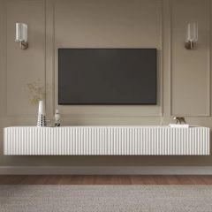 Тумба подвесная под ТВ LINES MTV4-MA 1150 Белый матовый (Белый-M 10.1.2) | фото 9