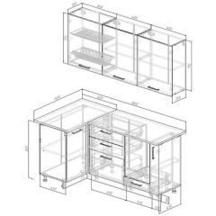 Кухонный гарнитур Антик 1000*1800 (Стол. 26мм) | фото 2
