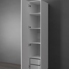 Шкаф Linnea MHR-1PO-4 2050х400х510 (Белый-М 11.1.1) | фото 5