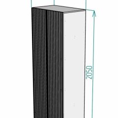 Шкаф Linnea MHR-2-3 2050х800х510 (Белый-М 11.1.1) | фото 2
